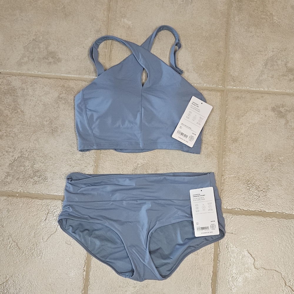 Athleta Crossed Bikini Top Only - Picture 2 of 3